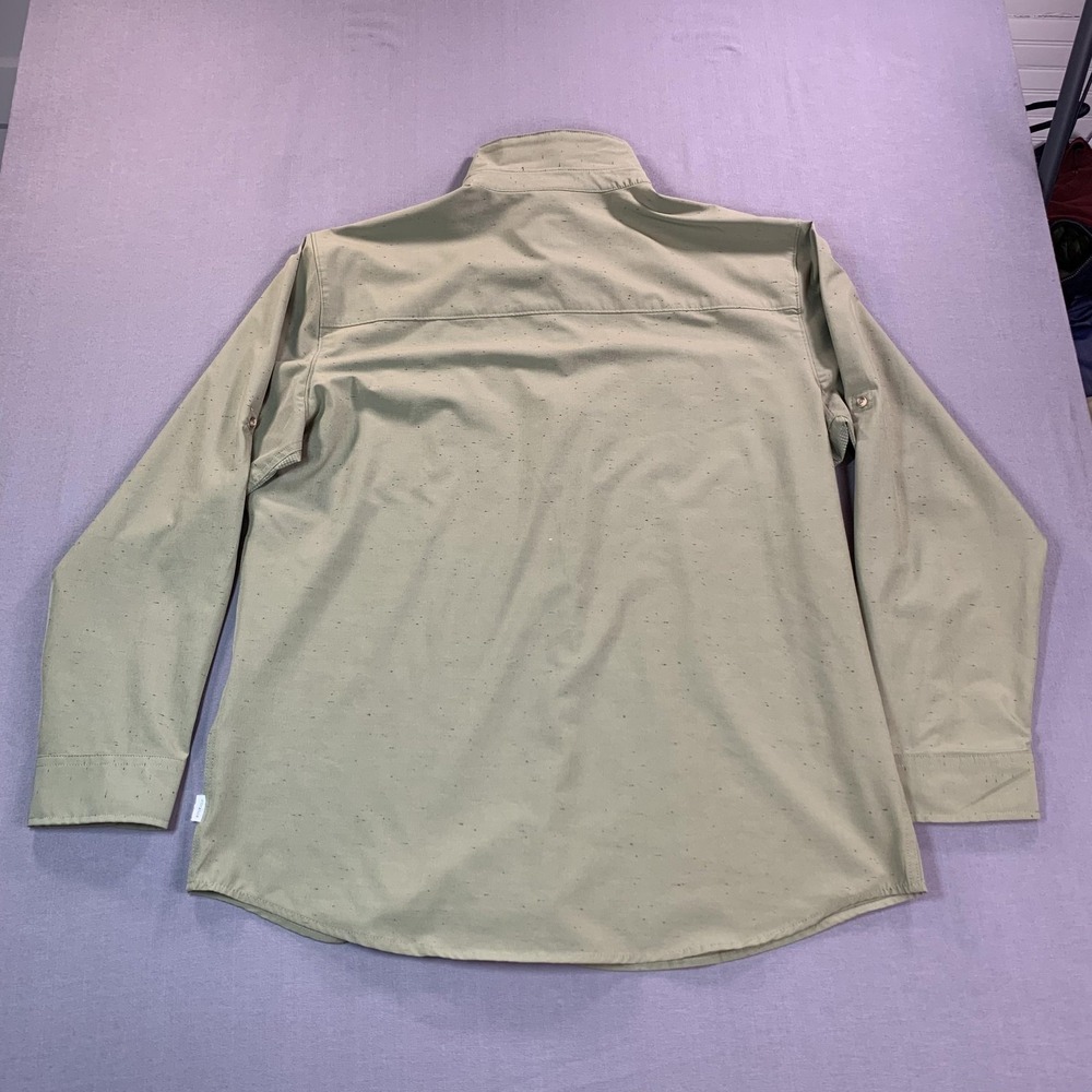 Voyager Shirt Men 2XL Blue Green Stretch Woven Long Sleeve Button Front Lot of 4 - Picture 10 of 16